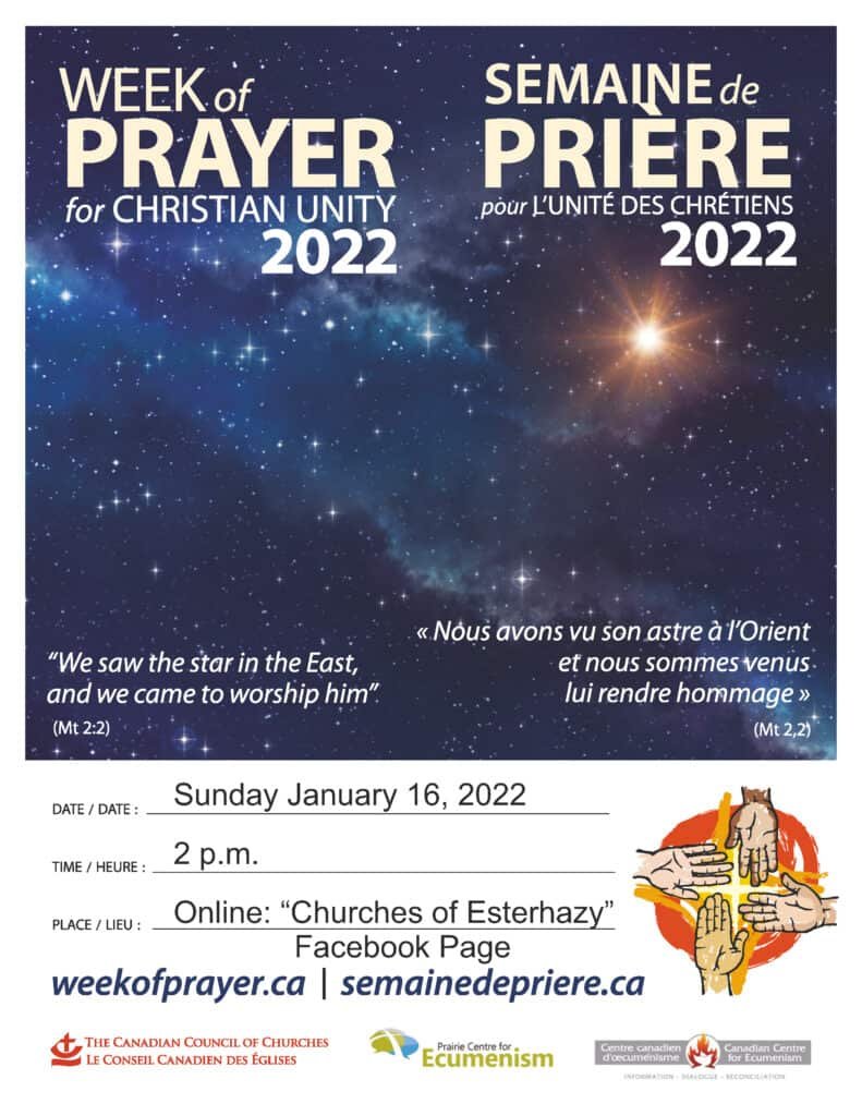 Poster "week of prayer for Christian Unity 2022"